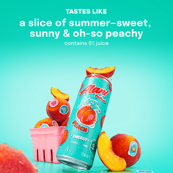 Alani Nu Juicy Peach Sugar Free Energy Drink Can | Hy-Vee Aisles