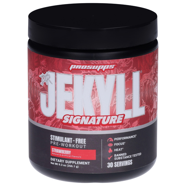 ProSupps Dr Jekyll Signature Stimulant-Free Strawberry Pre-Workout