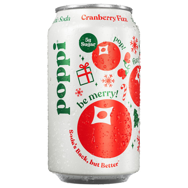 Poppi Prebiotic Soda Cranberry Fizz 12 Fl Oz | Hy-Vee Aisles