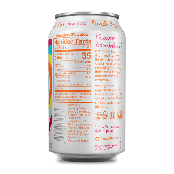 Poppi Punch Pop Prebiotic Soda Can | Hy-Vee Aisles Online Grocery
