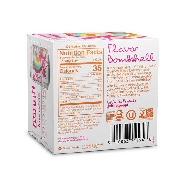 Poppi Punch Pop Prebiotic Soda Cans | Hy-Vee Aisles Online Grocery
