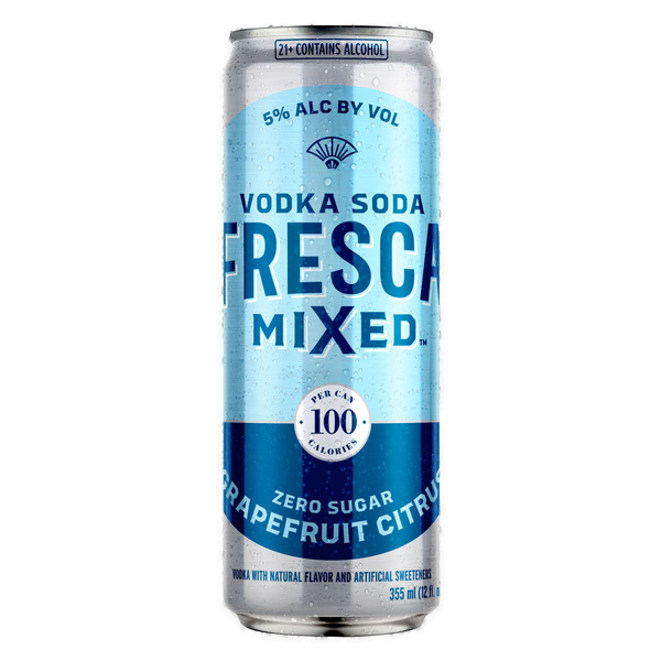 Fresca Mixed Grapefruit Citrus Vodka Spritz 355ml Can - 10 Proof