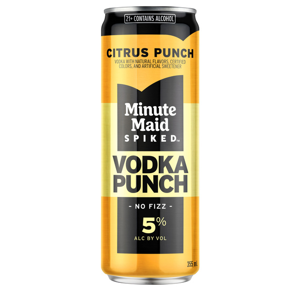 Minute Maid Spiked Vodka Citrus Punch, 355ml, 10 Proof (5% ABV