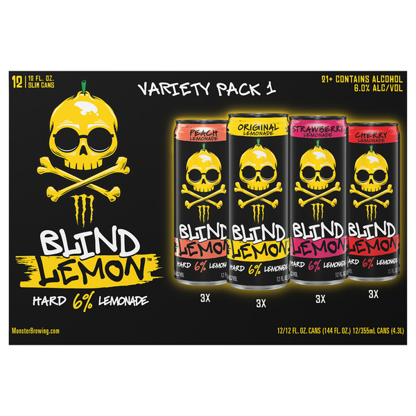 Blind Lemon Hard Lemonade Variety Pack #1 2/12/12oz | Hy-Vee