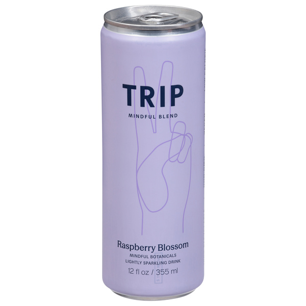Trip Mindful Blend Calm Lightly Raspberry Blossom Sparkling Drink