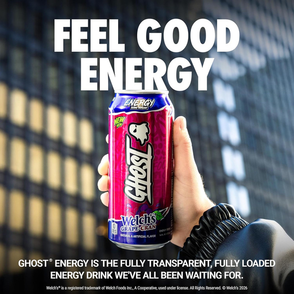 ダイエットドリンク Dr.Shake X No.27 Grape Tea 90g Ghost Zero Sugar Energy Drink, Welch's Grape-Cran, 16 fl oz can