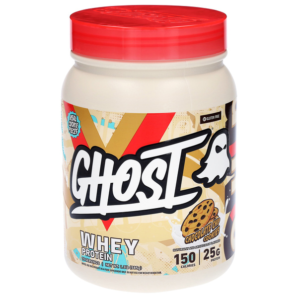 Ghost Chocolate Chip Cookies Whey Protein 1.3 lb | Hy-Vee Aisles