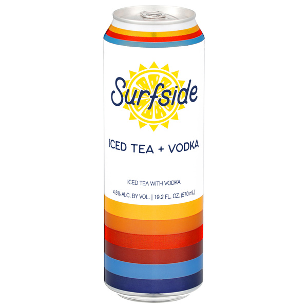 Surfside Iced Tea + Vodka 19.2 fl oz | Hy-Vee Aisles Online