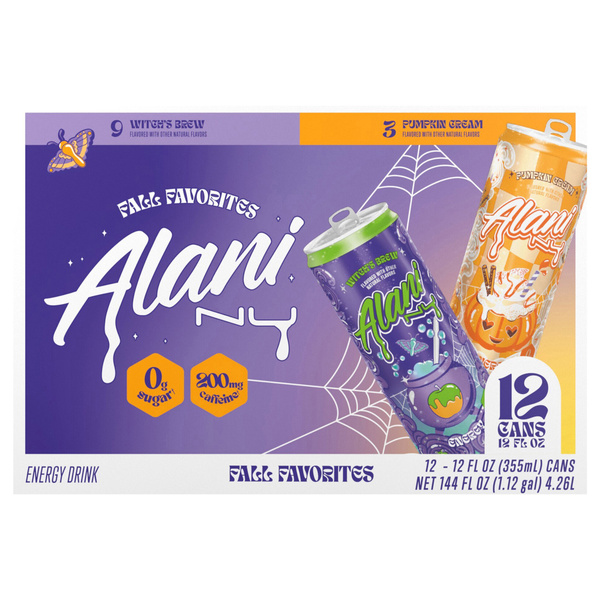 Are You Different × ANNIKオールインワン Alani Nu Energy Fall Pack, Witchs Brew X Pumpkin Cream, 12 Pack