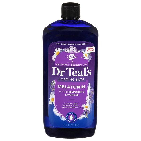 Dr Teal's Melatonin with Chamomile & Lavender Foaming Bath 34 fl
