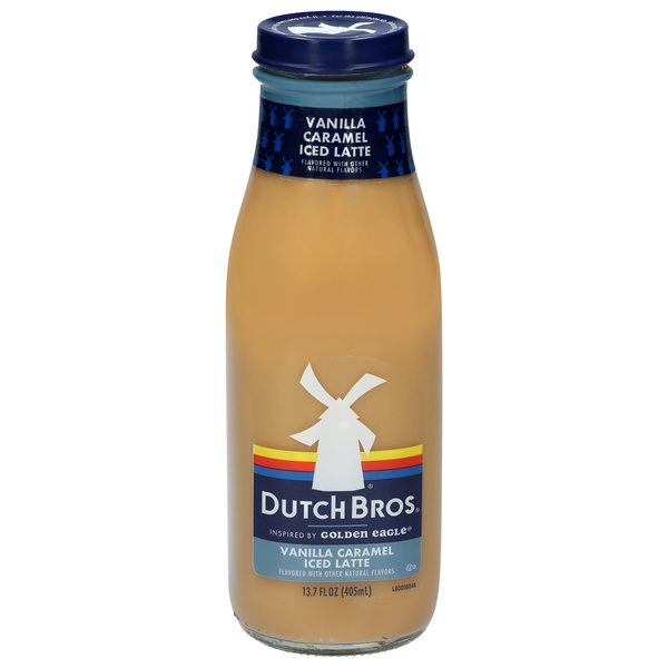 Dutch Bros Vanilla Caramel Iced Latte 13.7 fl oz | Hy-Vee Aisles