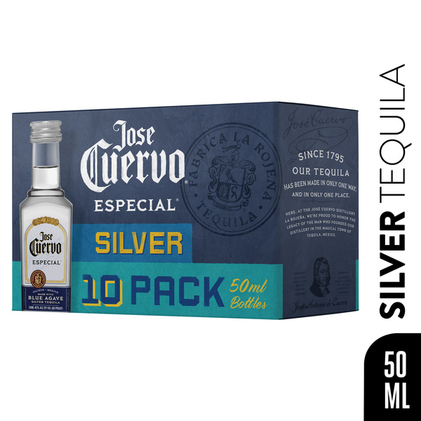 Jose Cuervo Especial 6本セット Jose Cuervo Especial Silver 10 x 50 ml - Cluster Pack | Hy-Vee