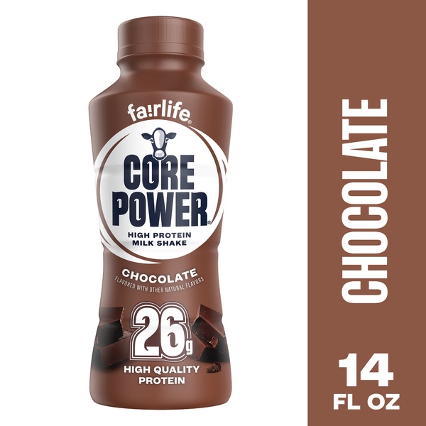 Core Power Protein Shake, Chocolate, 26g Bottle, 14 fl oz | Hy-Vee