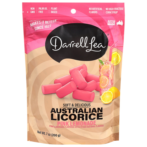 Darrell Lea Australian Pink Lemonade Licorice | Hy-Vee Aisles