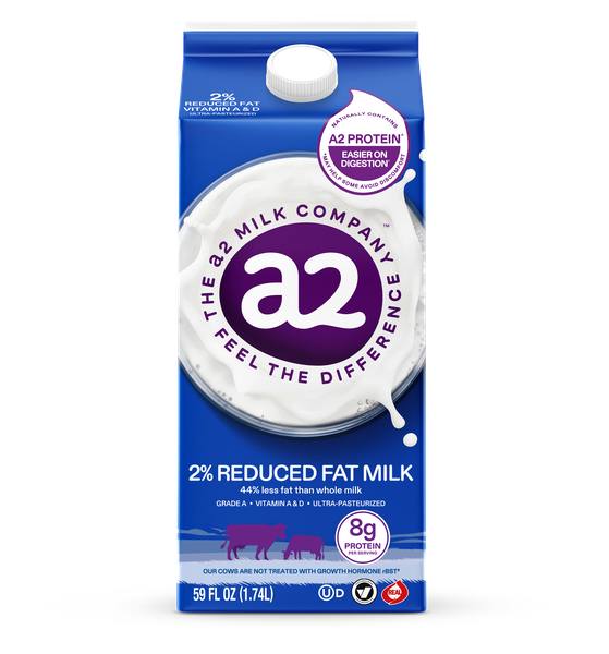 a2 Milk 2% Reduced Fat Milk, 59 oz. | Hy-Vee Aisles Online Grocery