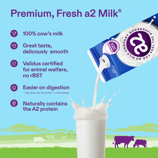 milk.！ a2 Milk 2% Reduced Fat Milk, 59 oz. | Hy-Vee Aisles Online Grocery