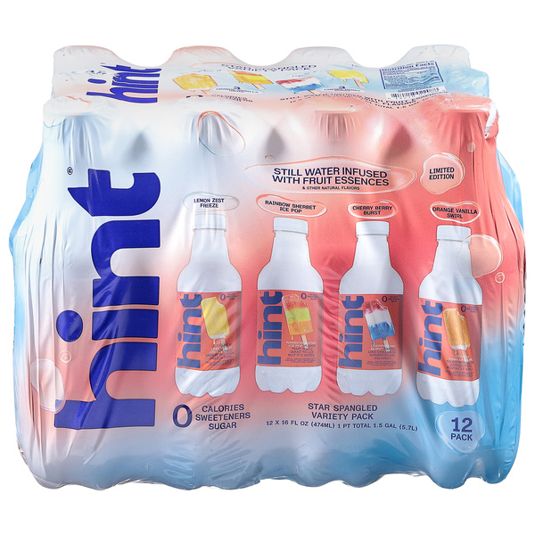 Hint Star Spangled Still Water Variety Pack 12 - 16 fl oz Bottles
