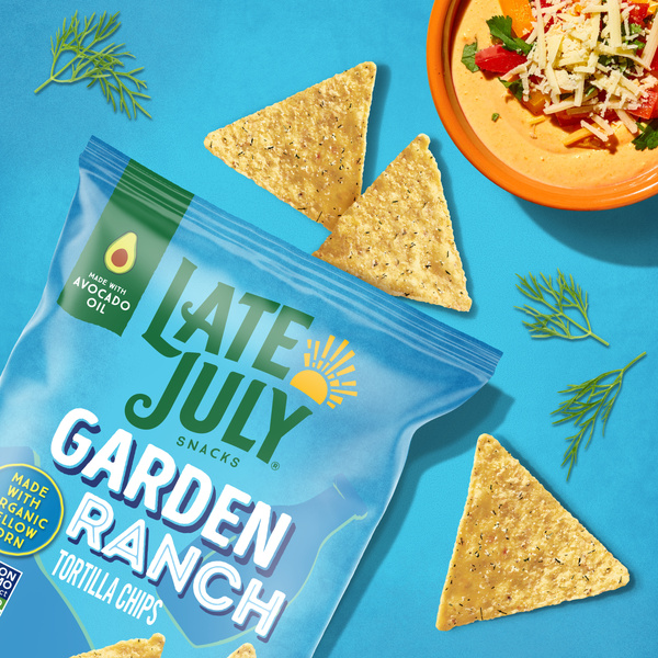 Late July Garden Ranch Tortilla Chips, 6 Oz Bag | Hy-Vee Aisles