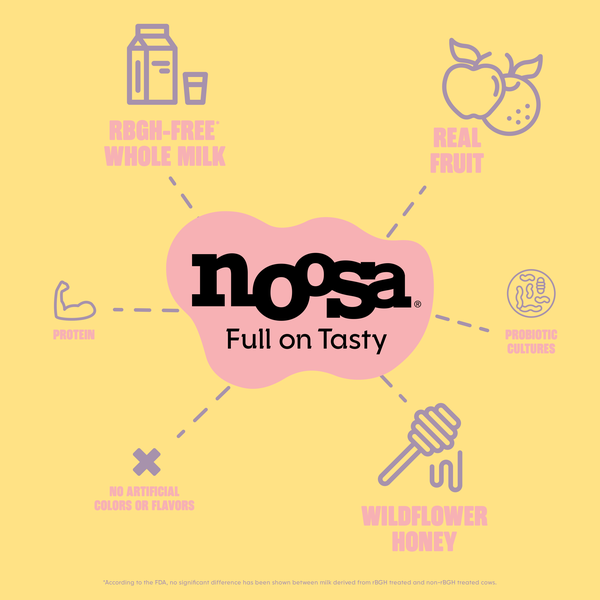 Noosa Lemon Single Serve Yoghurt Lil Tubs, 4.5 oz | Hy-Vee Aisles