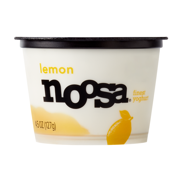 Noosa Lemon Single Serve Yoghurt Lil Tubs, 4.5 oz | Hy-Vee Aisles
