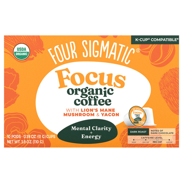 Focus Org Drk Roast Coffee Pods 10ct | Hy-Vee Aisles Online