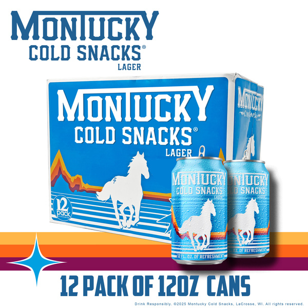 Montucky Cold Snacks Lager 12oz Can 12 Pack | Hy-Vee Aisles Online