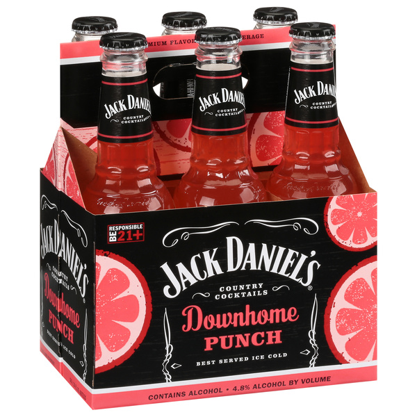 Jack Daniel's Downhome Punch Country Cocktail 6 Pack | Hy-Vee