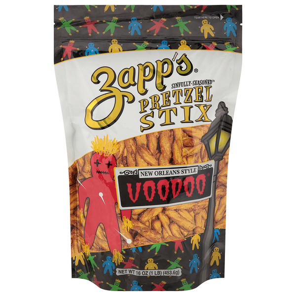 Zapp's Pretzel Stix, Voodoo Flavor, 16 oz Bag | Hy-Vee Aisles
