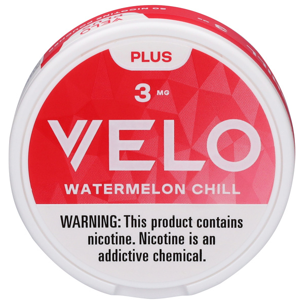 Velo Plus Watermelon Chill 3 mg Nicotine Pouches 20 Pouches | Hy