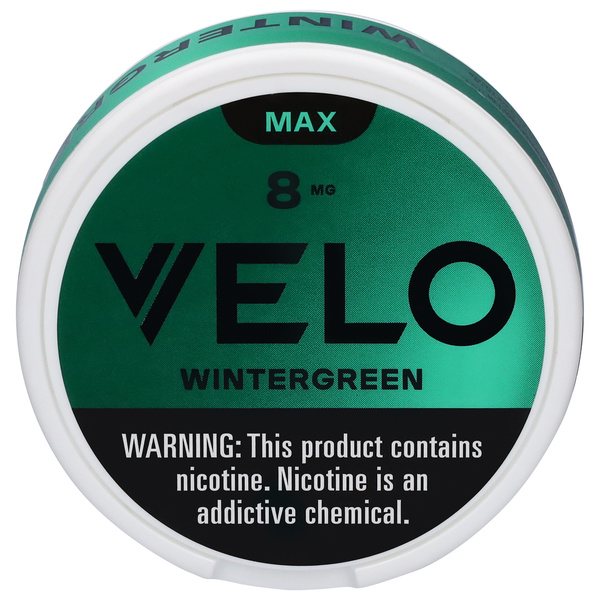 Velo Max Wintergreen 8 mg Nicotine Pouches 20 Pouches | Hy-Vee