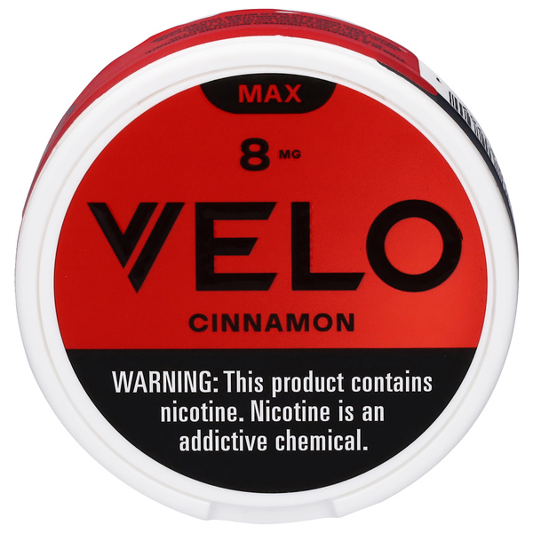 Velo Max Cinnamon 8 mg Nicotine Pouches 20 Pouches | Hy-Vee Aisles