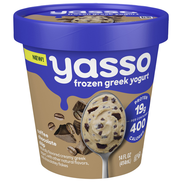 Yasso Coffee Chocolate Chip Frozen Greek Yogurt | Hy-Vee Aisles