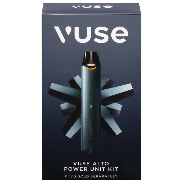 black vuse pods VUSE Alto Power Unit Kit Slate/Black