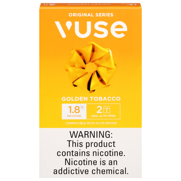 vuse alto thc cartridge Vuse Alto Pods, Golden Tobacco, 1.8%