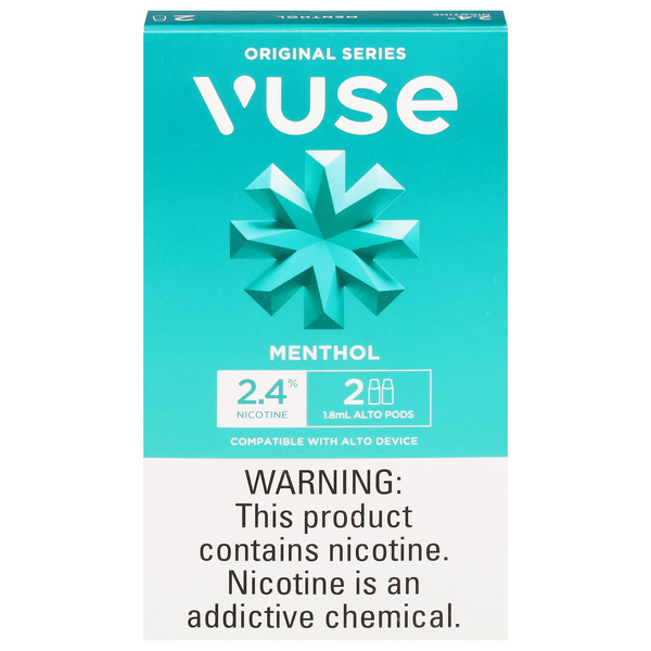 2 vuse pods Vuse Alto X2 Menthol, 2.4%