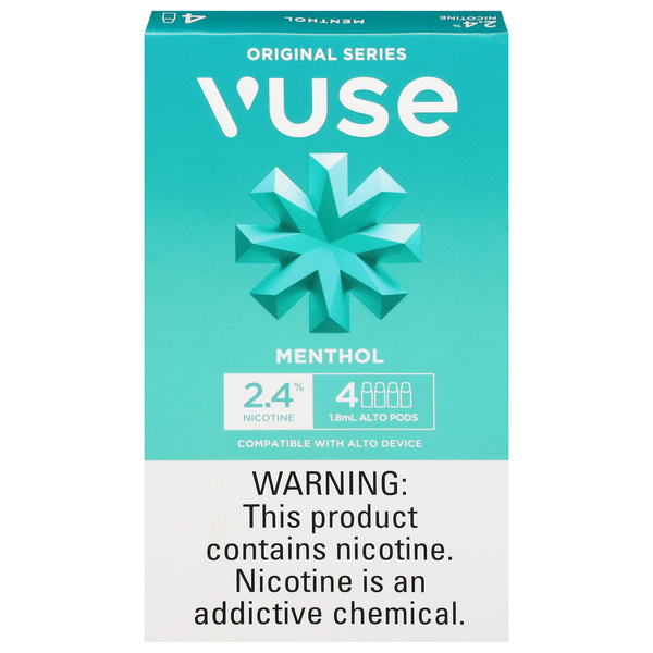 vuse alto pods nearby 4 Menthol, 2.4% Flavor:STRAWBERRY BANANA raz SMOK Nord 4 Replacement