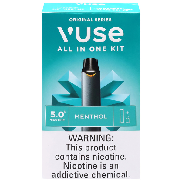 vuse starter kit menthol Vuse 5.0% Nicotine Menthol All in One Kit