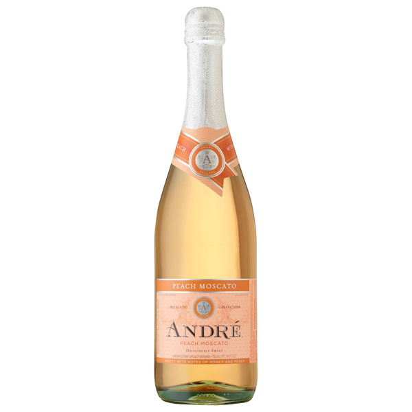 Andre Peach Moscato Champagne Sparkling Wine 750ml | Hy-Vee Aisles