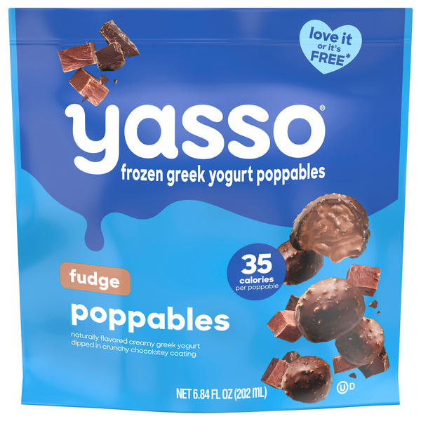 Yasso Yogurt Poppables, Fudge, Greek, 12 Pack | Hy-Vee Aisles