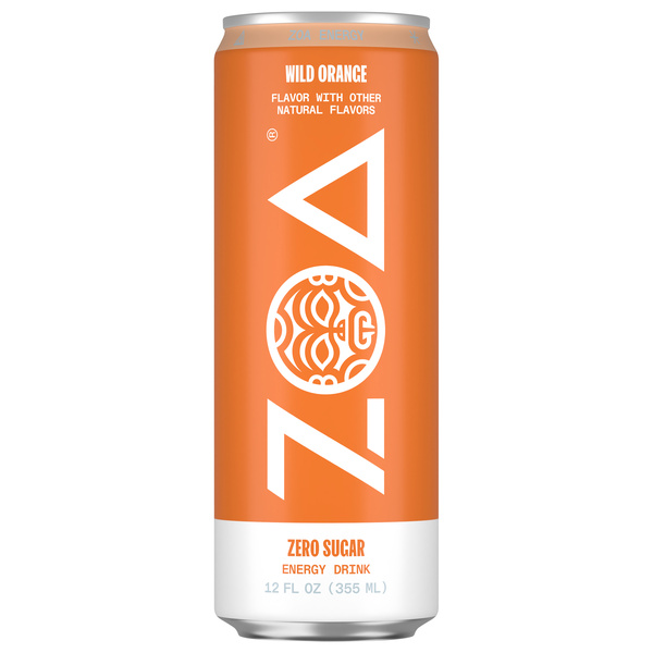Zoa Zero Sugar Wild Orange Energy Drink 12 fl oz | Hy-Vee Aisles