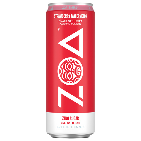 ZOA Energy Drink, Zero Sugar Strawberry Watermelon | Hy-Vee Aisles