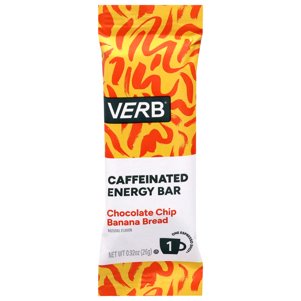 Verb Caffeinated Snack Bar, Chocolate Chip Banana Bread | Hy-Vee