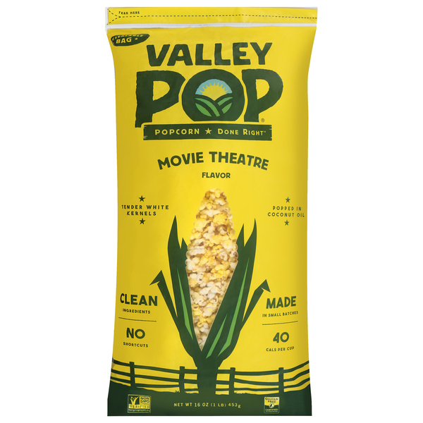 Valley Pop Movie Theater Flavor Popcorn 16 oz | Hy-Vee Aisles