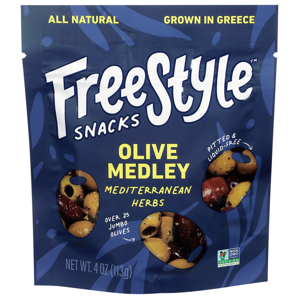 FreeStyle Snacks Mediterranean Herbs Olive Medley | Hy-Vee Aisles