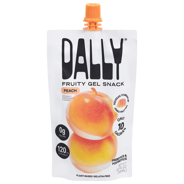 Dally Peach Fruity Gel Snack 5.07 fl oz | Hy-Vee Aisles Online