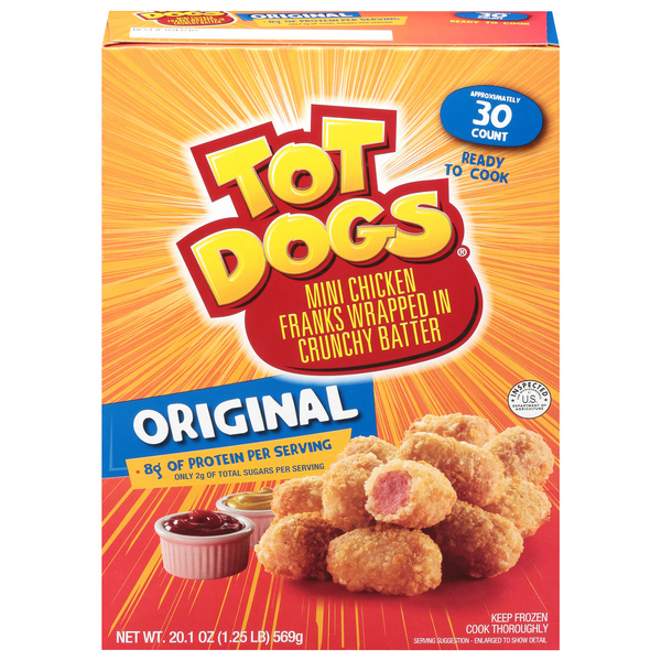 TotDogs Original Mini Chicken Franks | Hy-Vee Aisles Online TotDogs Original Mini Chicken Franks | Hy-Vee Aisles Online