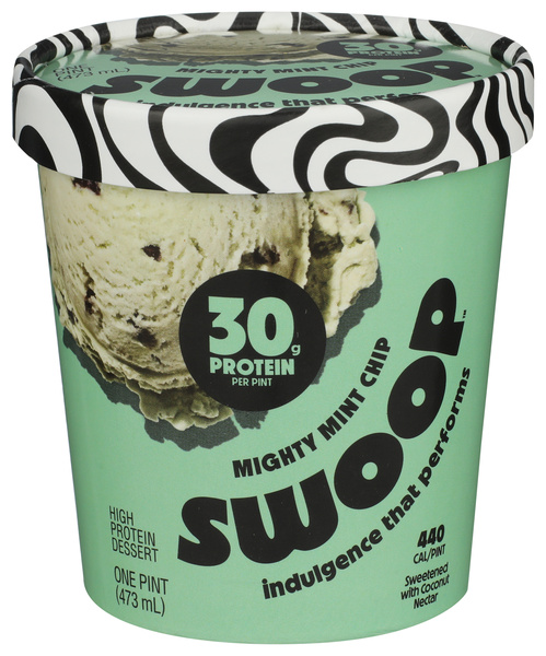 Swoop Mighty Mint Chip High Protein Ice Cream | Hy-Vee Aisles