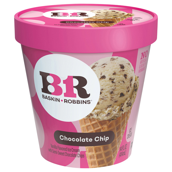 Baskin Robbins Chocolate Chip Ice Cream 14 fl oz | Hy-Vee Aisles