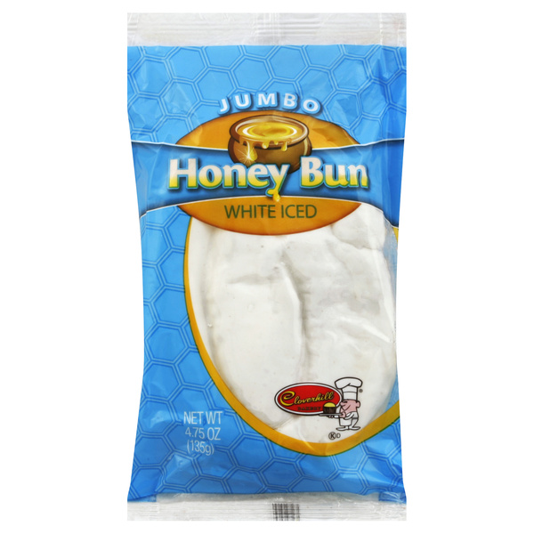 Cloverhill Bakery Jumbo Honey Bun, White Iced | Hy-Vee Aisles