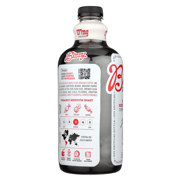 Bizzy Ready-to-Drink 48 oz. Cold Brew Coffee - Organic Medium